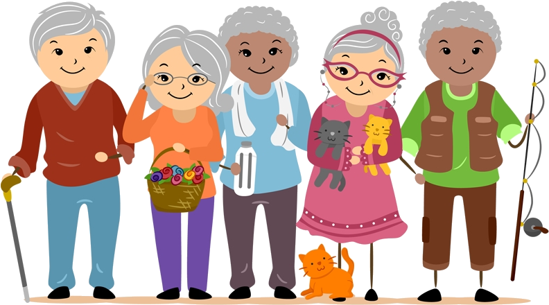 Senior Services - Older Adults Clip Art (825x448)