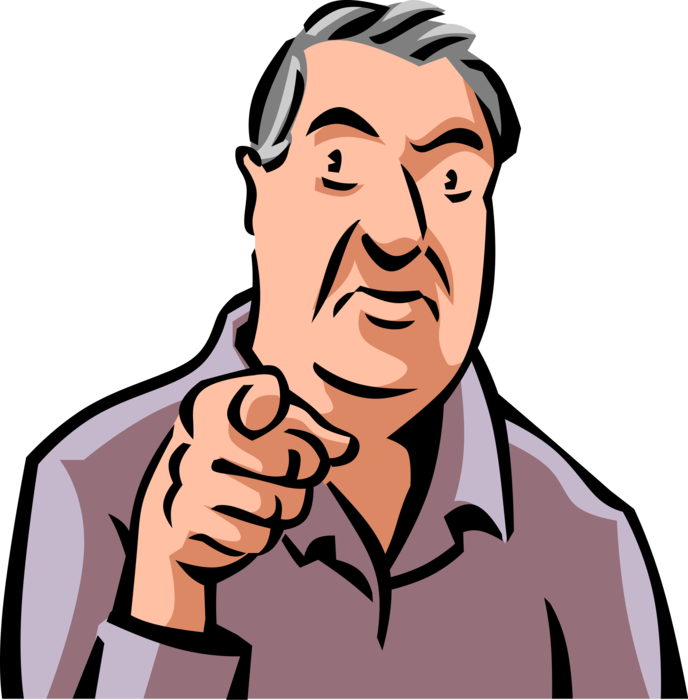 Vector Illustration Of Retired Elderly Senior Citizen - Illustration (688x700)