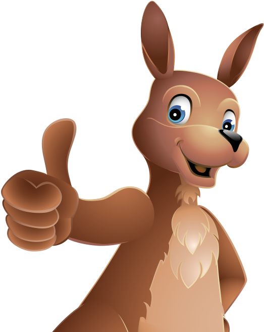 Macropodidae Thumb Signal Kangaroo Hare - Macropodidae Thumb Signal Kangaroo Hare (550x660)