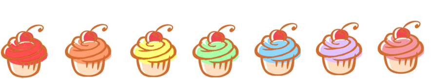 Tinystrawberri 3,372 259 Cupcake Divder By Cupcakeiconplz1 - Will Run For Mug (900x239)
