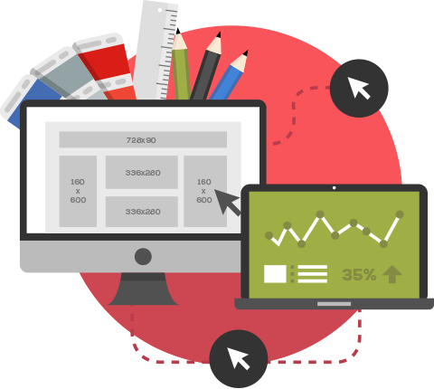 Web Banner Design And Development - Banner Development (480x430)