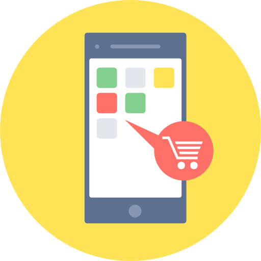 Computer Icons Online Shopping Icon Design Clip Art - Mobile App (512x512)