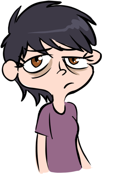 Damn Stomach Ache By G Blue16 - Stomachache Cartoon Png (400x571)