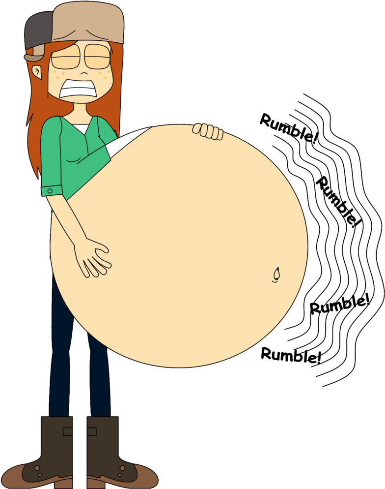 Wendy's Belly Ache By Angry-signs - Cartoon (801x997)