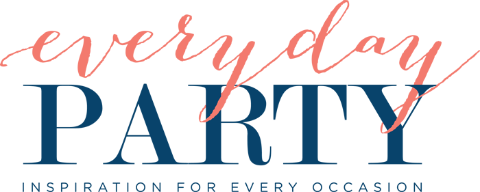 Everyday Party Magazine - Logo Combination With Gold Color (700x281)