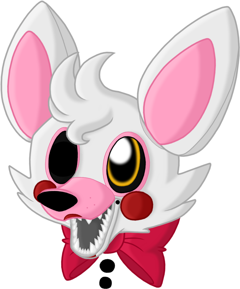 Drawn Cute Mangle Fnaf - Five Nights At Freddy's Mangle Chibi (1024x1159)