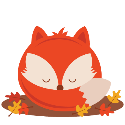 Fall Fox Clipart - Fall Clip Art Fox (432x432)