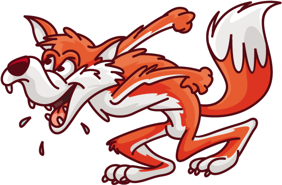 Discover Ideas About Red Fox - Cartoon Evil Fox Png (590x390)