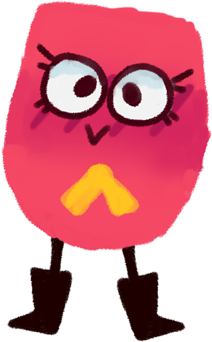 Snipperclips, Pink Shape By Worthlesshumanbeing - Cartoon (734x739)