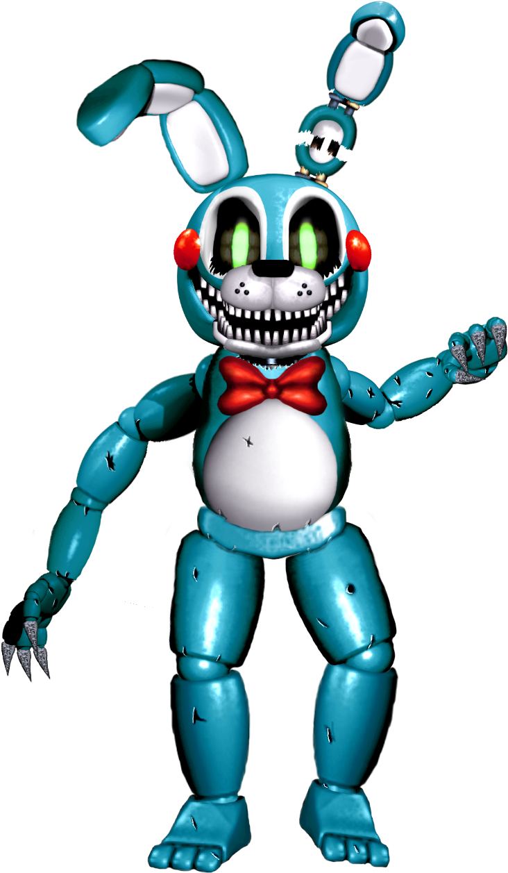 Therealboreddrawer 97 49 Nightmare Toy Bonnie By Therealboreddrawer - Art (744x1271)