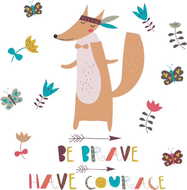 Cartoon Fox Illustration - Cartoon Fox Illustration (690x739)