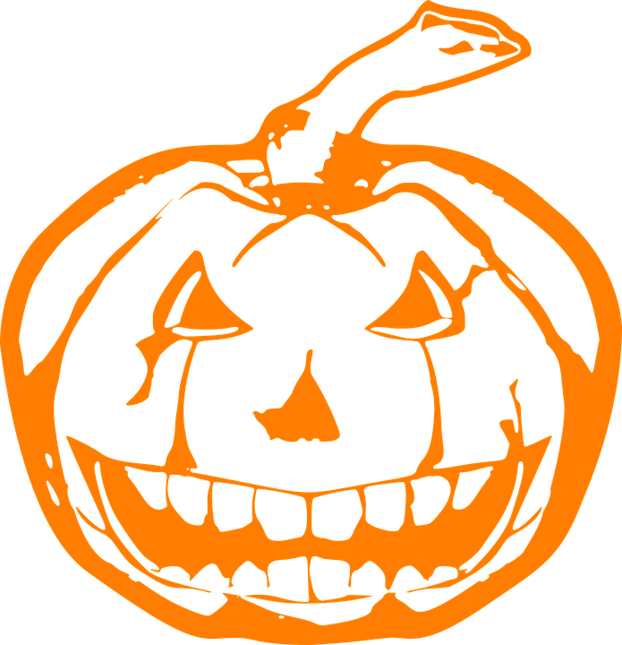 Halloween Vector Graphics 9, - Zucche Di Halloween Da Disegnare (695x720)