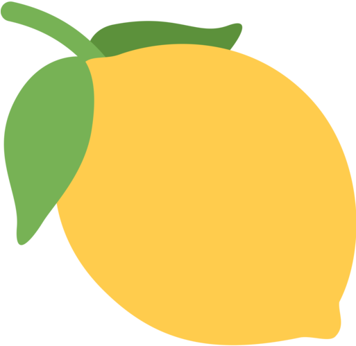 Twitter - Lemon Emoji Twitter (512x512)
