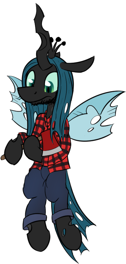 Chrysalis As A Lumberjack By Moemneop - Tagged (441x873)