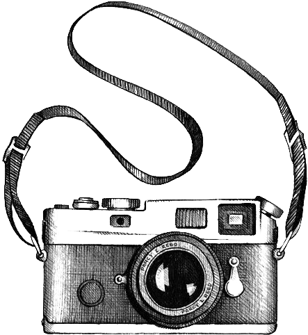 Drawing Camera Photography Clip Art - Camera Drawing (564x564)