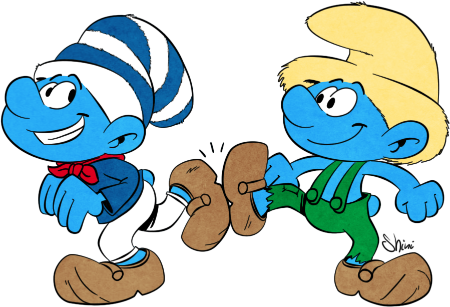 Omg Shoes By Shini-smurf - The Smurfs (989x660)