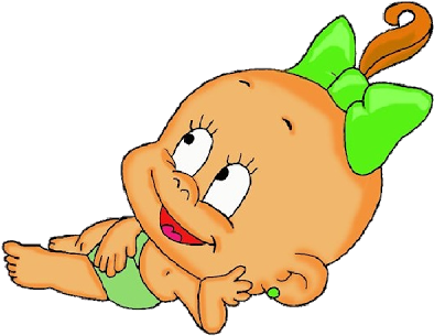 All Cartoon Baby Girl Playing Clip Art Images Are On - Drawing (400x400)