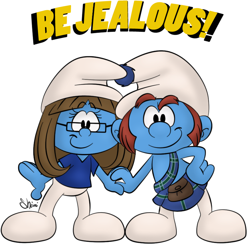 Be Jealous By Shini-smurf - The Smurfs (926x926)