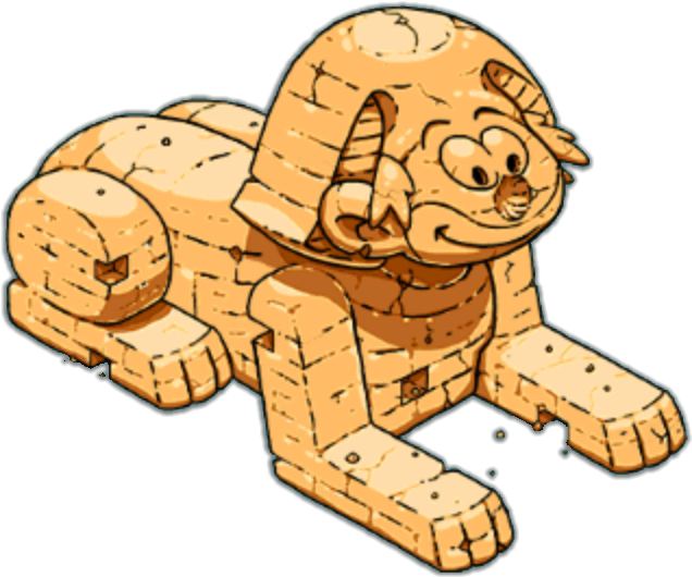 Smurfs Village Spring Update New Items My - Sphinx Wonder Smurf Village (650x650)