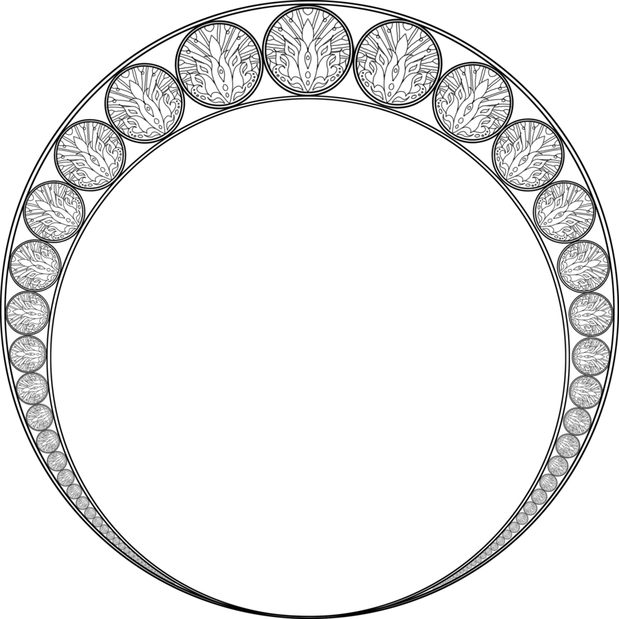 Design Clip Art Boarders - Art Nouveau Border Designs (900x900)