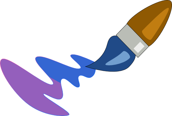 Paint Svg Clip Arts 600 X 405 Px - Paintbrush (600x405)