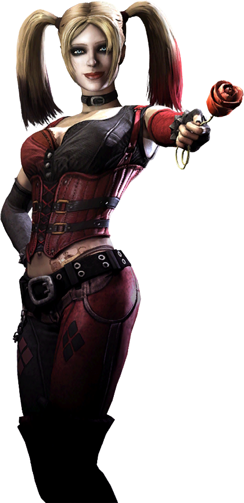 Wonder Woman Wonder Woman - Harley Quinn Arkham City Injustice (482x992)