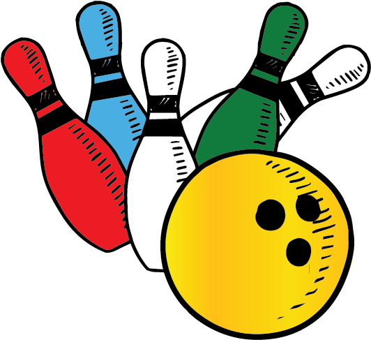 როგორი იყოს ლებოვსკის თანამშრომელი - Bowling Pins Drawing (603x561)