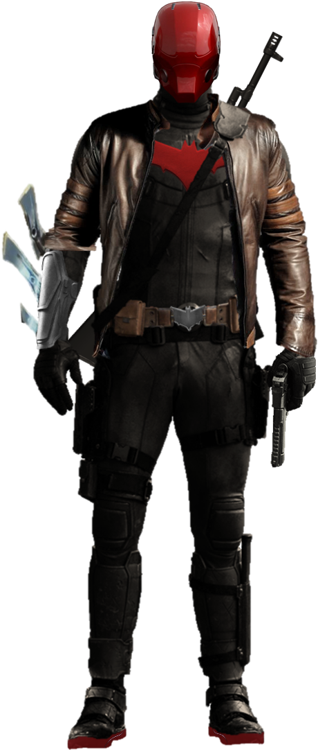 Reed Hood Injustice 2 Transparent Background - Injustice 2 Red Hood Png (517x1081)