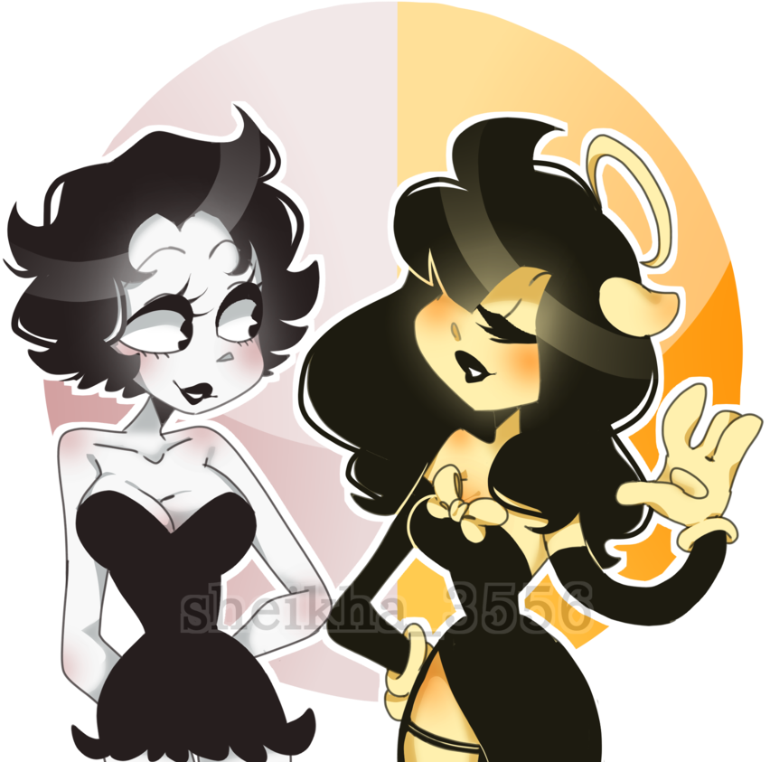 Betty Boop And Alice Angel - Betty Boop And Alice Angel (894x894)