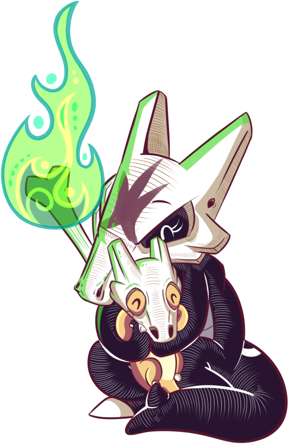 Alola Marowak And Cubone (630x913)