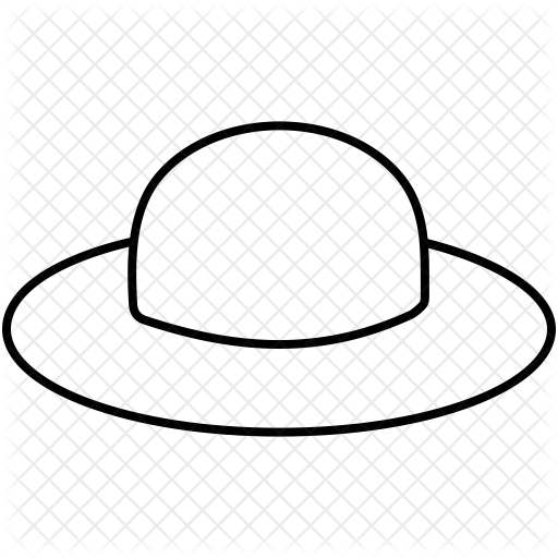Cap Icon - Line Art (512x512)