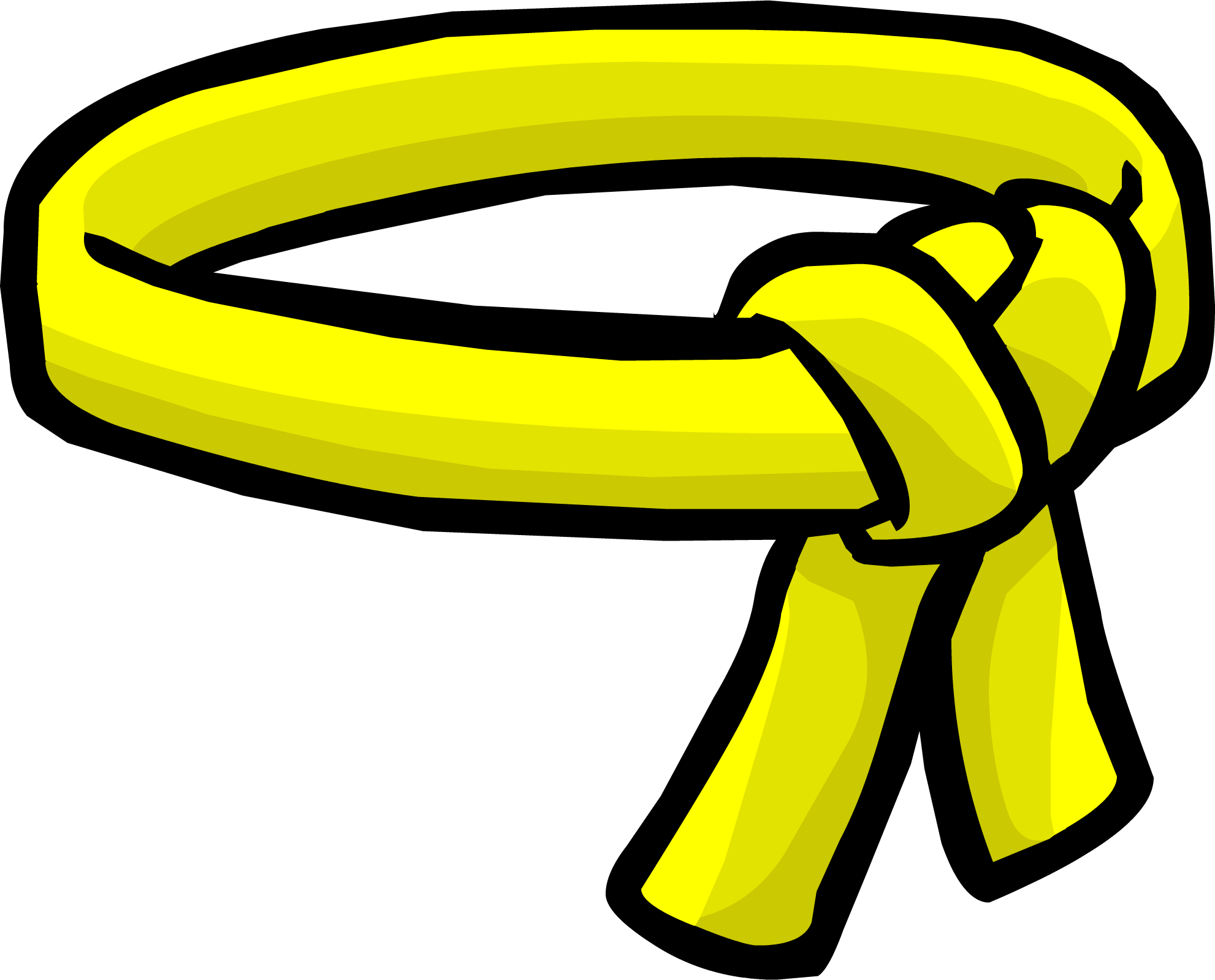 Yellow Ninja Belt - Kung Fu White Belt (1982x1599)