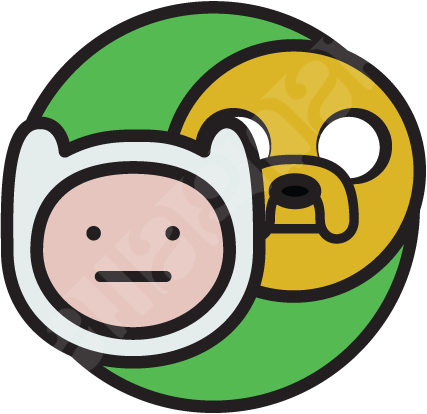 A More Contemporary But Still Iconic Cartoon Is Adventure - Punk Street Indonesia (427x414)