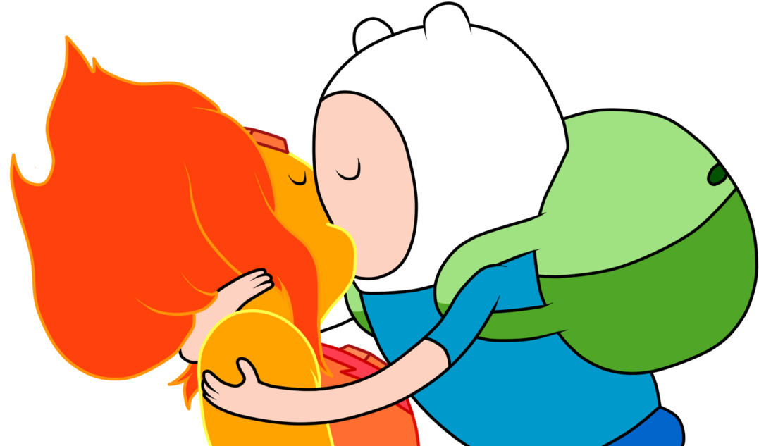 The @ - Finn And Flame Princess Kiss (1188x673)