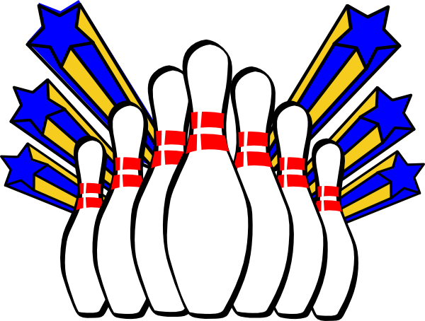 Bowling Clipart Gambar - Bowling Clip Art Free (600x454)