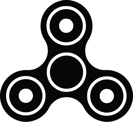 Fidget Spinner Vector (564x518)