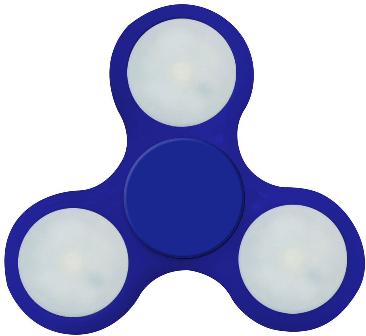Led Fidget Spinner Transparent Images Png - Fidget Spinner Without Bearings (1200x1200)