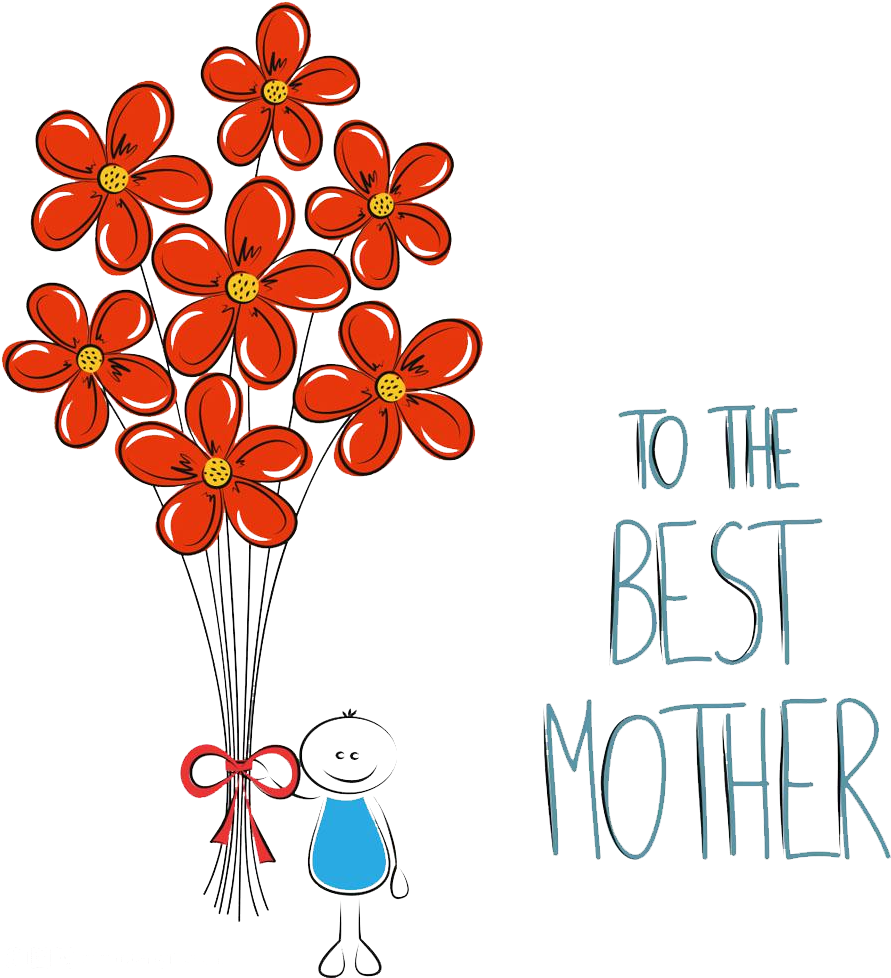 Mothers Day Art Illustration - Mothers Day Art Illustration (1000x1000)