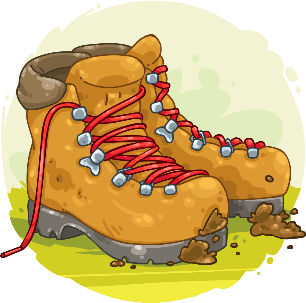 Find Near Me - Cartoon Pictures Of Walking Boots (1024x1024)