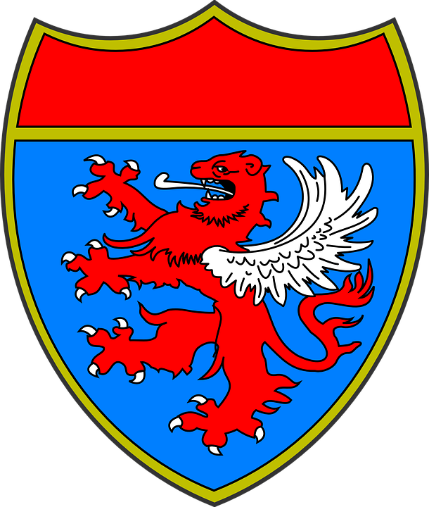 Design Emblem Cliparts 14, - Escudo Medieval Leon (610x720)