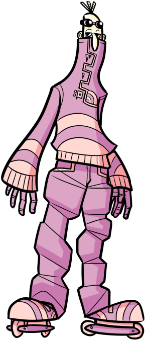 Jet Set Radio Redesign Project 11/19 - Illustration (500x750)