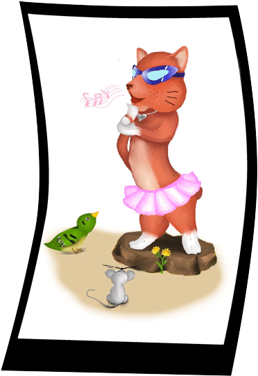 Click On Someone's Picture To Get Started - Cartoon (500x573)