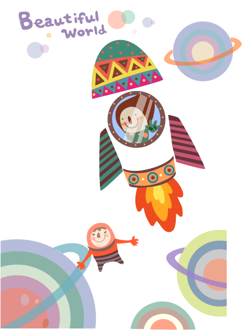 Cartoon Illustration - Rocket - Cartoon Illustration - Rocket (553x773)