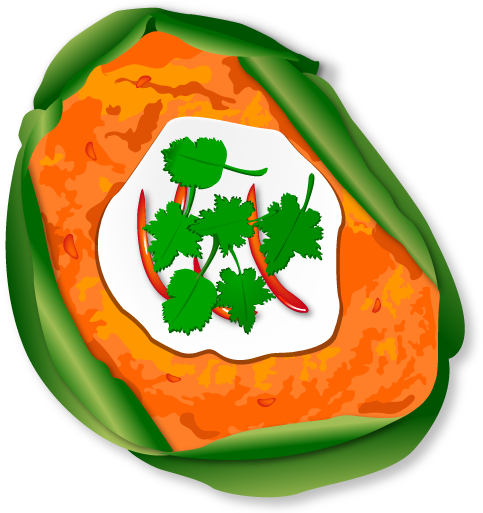 Hormok Icon - Thai Food Vector Png Free (512x512)
