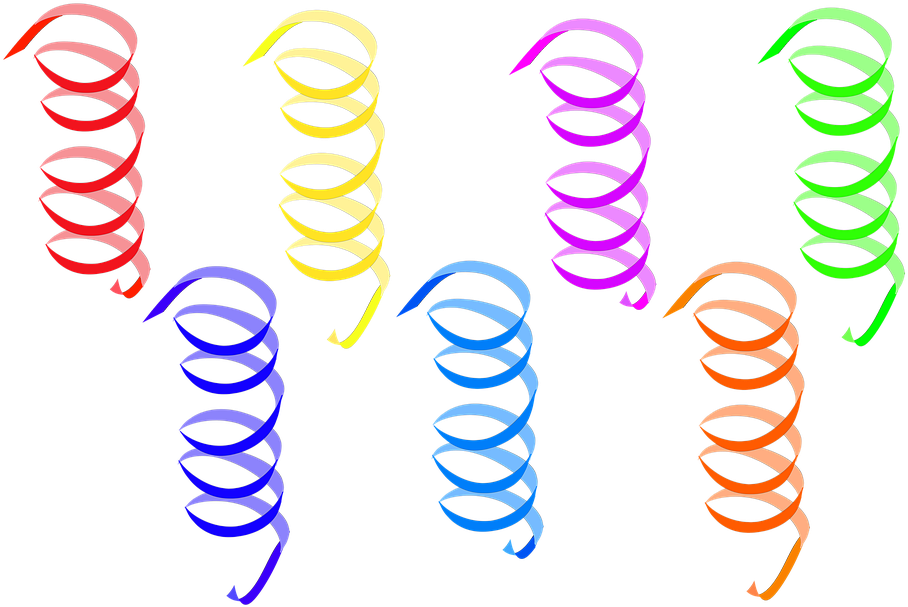 Carnival Clip Art 24, - Serpentiini Png (960x686)