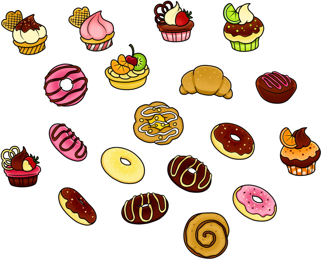 Pastry Clip Art - Pastry Clip Art (1280x1185)