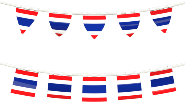 Thailand Flag Art Png (640x480)