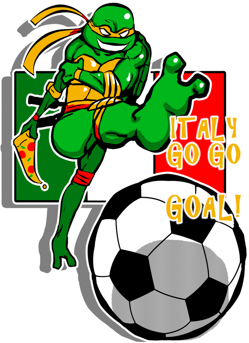 Italy Go Go Goal By Meomeoow - Soccer Ball (900x1200)
