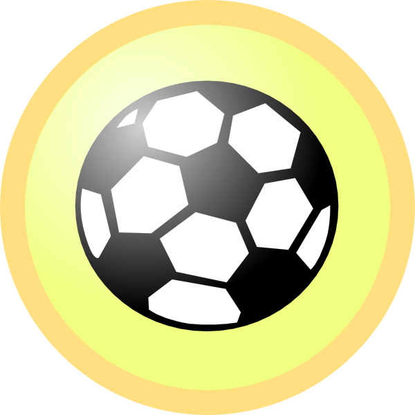 Football Tennis Balls Clip Art - Soccer Ball Clip Art (600x600)