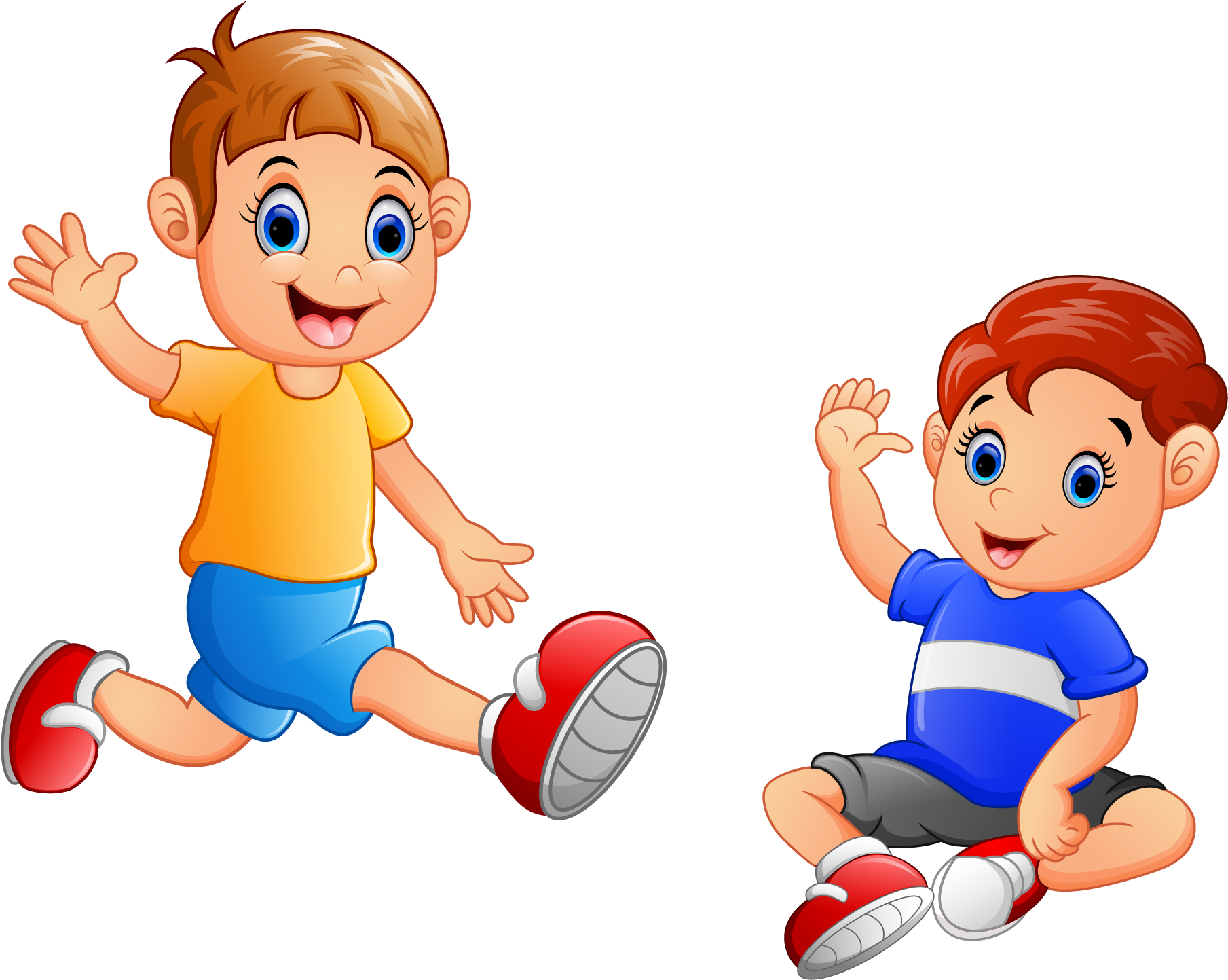 Boy Clip Art - Friends Boys Png (2167x1655)